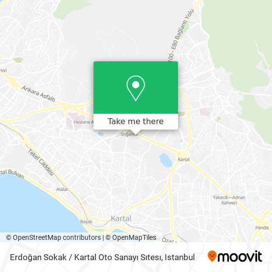 Erdoğan Sokak / Kartal Oto Sanayı Sıtesı map