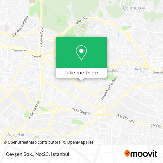 Cevşen Sok., No:23 map