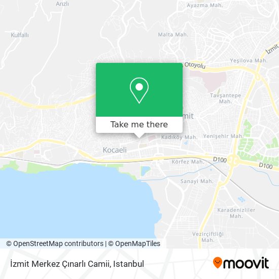 İzmit Merkez Çınarlı Camii map