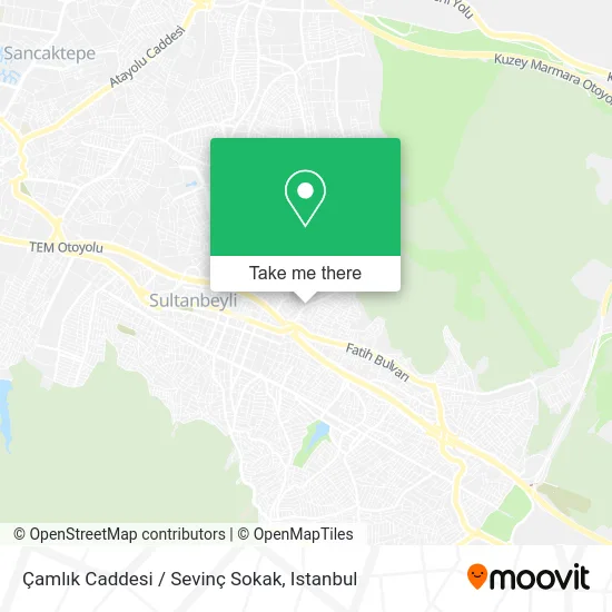 Çamlık Caddesi / Sevinç Sokak map