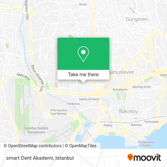 smart Dent Akademi map