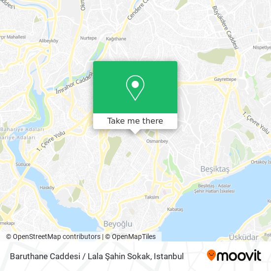 Baruthane Caddesi / Lala Şahin Sokak map