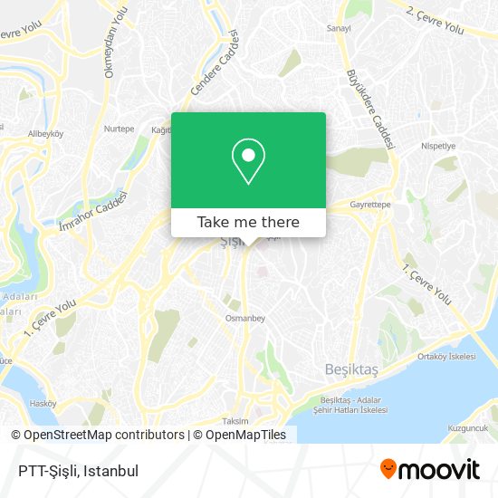 PTT-Şişli map