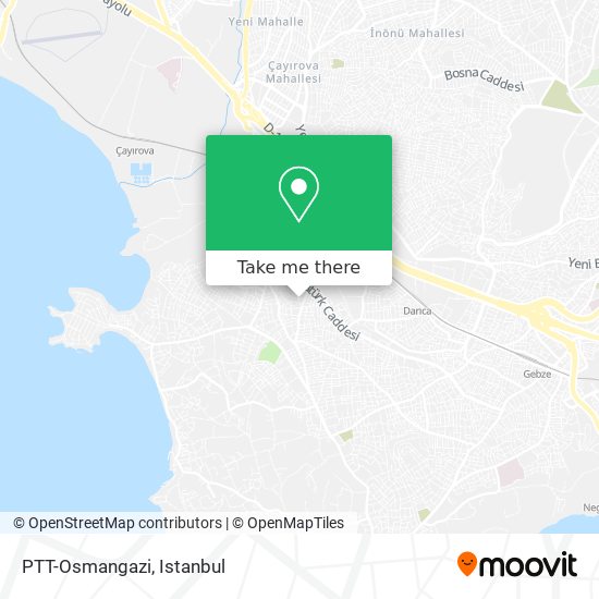 PTT-Osmangazi map