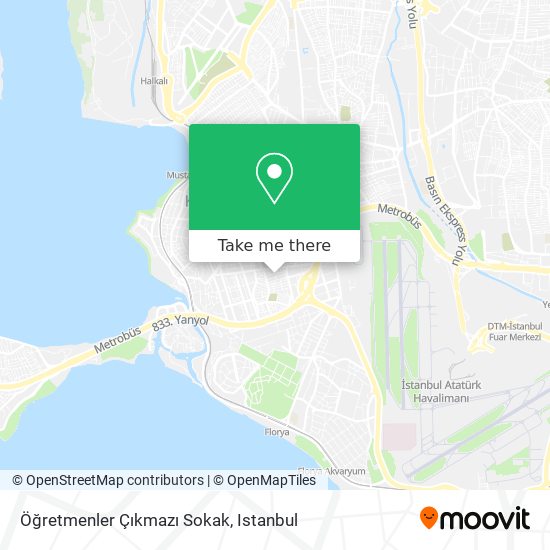 Öğretmenler Çıkmazı Sokak map