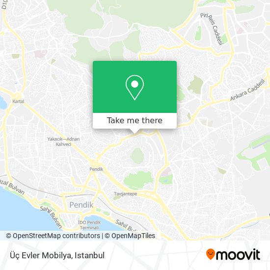 Üç Evler Mobilya map