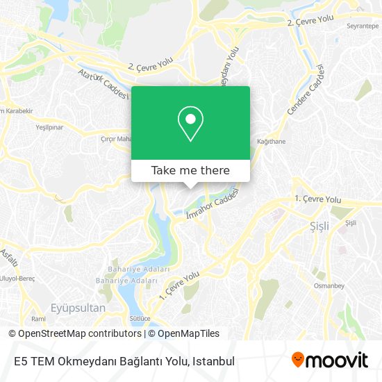 E5 TEM Okmeydanı Bağlantı Yolu map