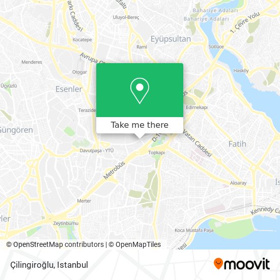 Çilingiroğlu map