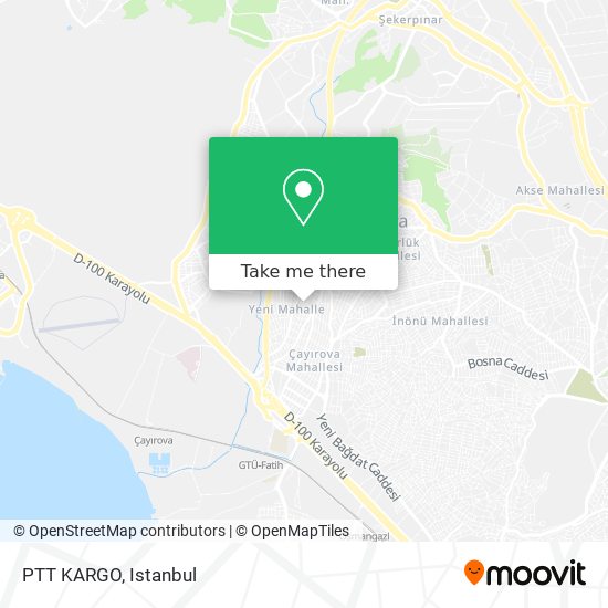 PTT KARGO map