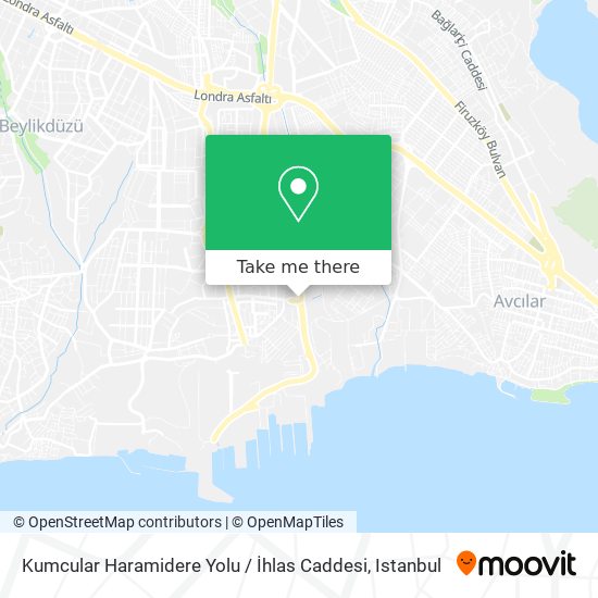 Kumcular Haramidere Yolu / İhlas Caddesi map