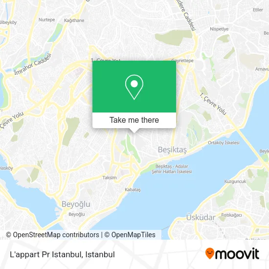 L'appart Pr Istanbul map