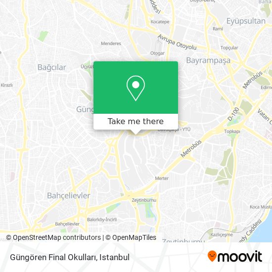 Güngören Final Okulları map
