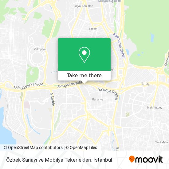 Özbek Sanayi ve Mobilya Tekerlekleri map