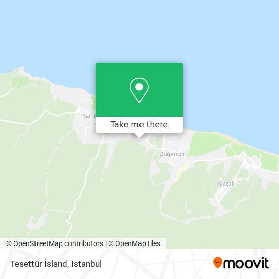 Tesettür İsland map