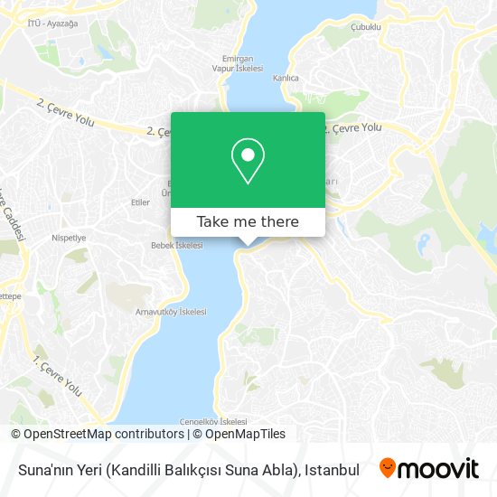 Suna'nın Yeri (Kandilli Balıkçısı Suna Abla) map