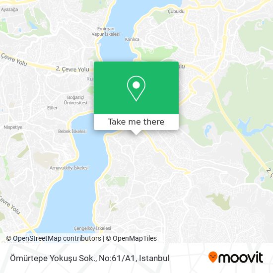 Ömürtepe Yokuşu Sok., No:61/A1 map