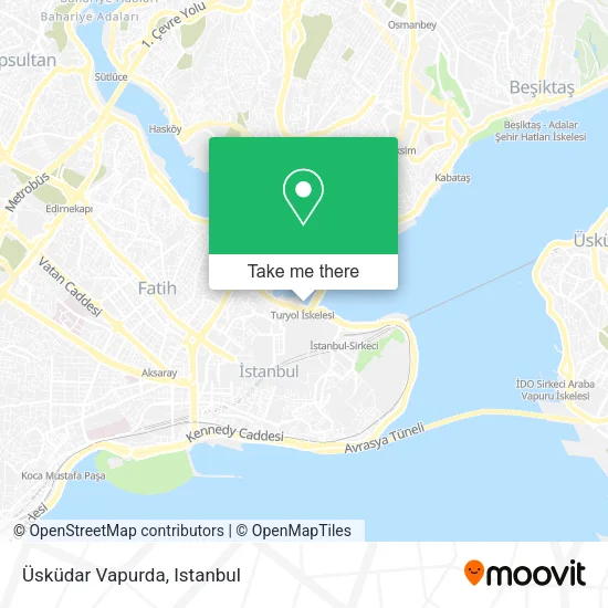 Üsküdar Vapurda map
