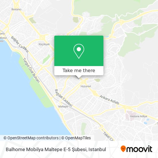 Balhome Mobilya Maltepe E-5 Şubesi map