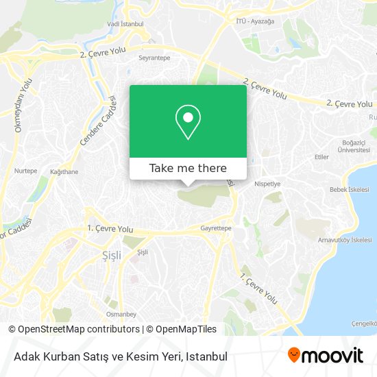 Adak Kurban Satış ve Kesim Yeri map