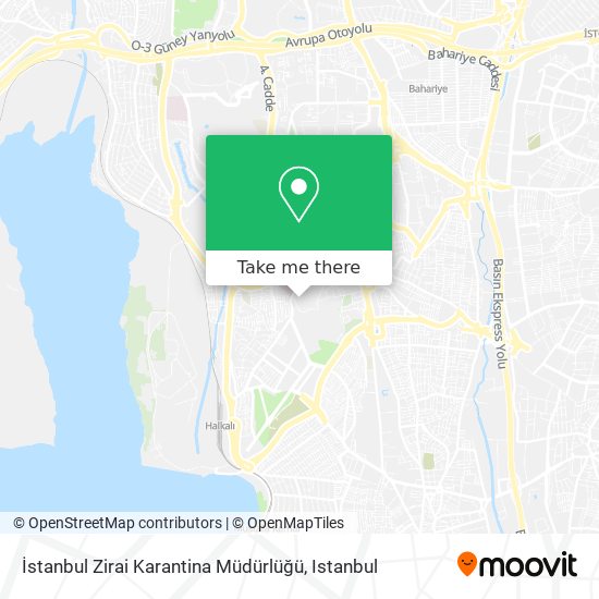 İstanbul Zirai Karantina Müdürlüğü map