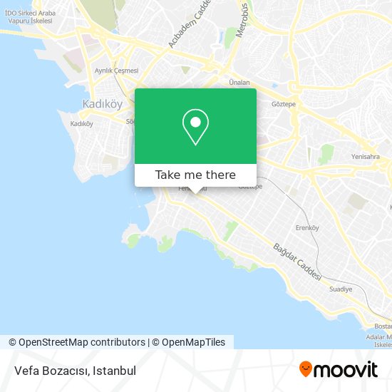 Vefa Bozacısı map