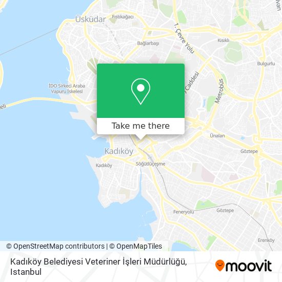 Kadıköy Belediyesi Veteriner İşleri Müdürlüğü map