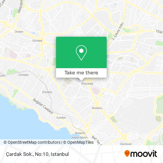 Çardak Sok., No:10 map