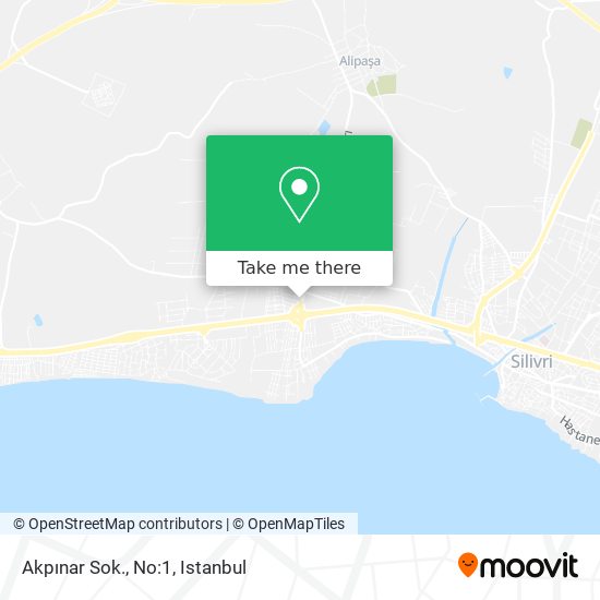 Akpınar Sok., No:1 map