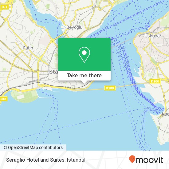 Seraglio Hotel and Suites map