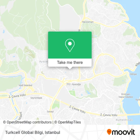 Turkcell Global Bilgi map