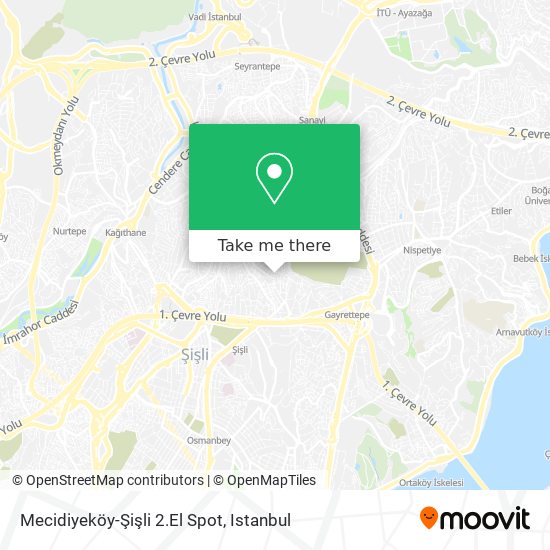 Mecidiyeköy-Şişli 2.El Spot map