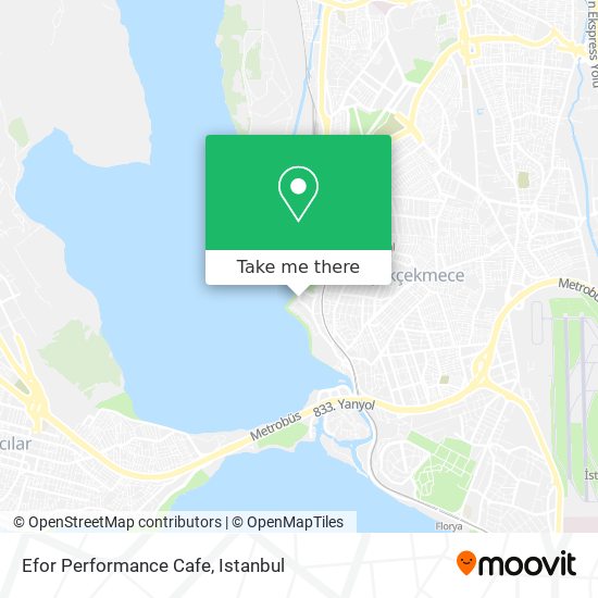 Efor Performance Cafe map