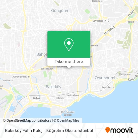 Bakırköy Fatih Koleji İlköğretim Okulu map