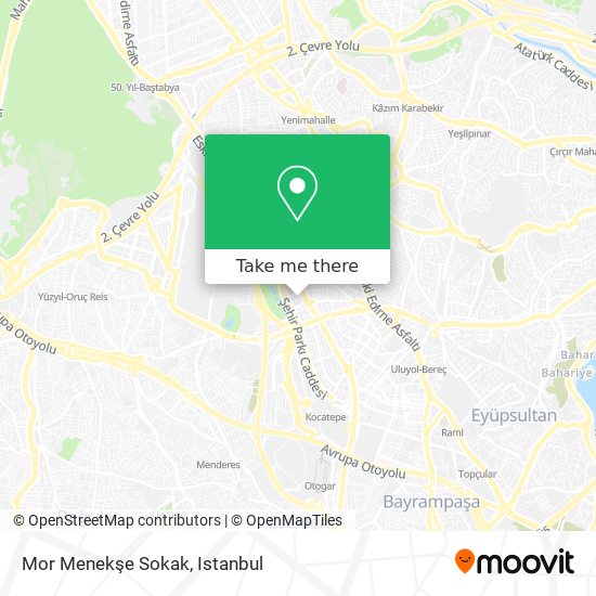 Mor Menekşe Sokak map