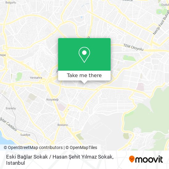 Eski Bağlar Sokak / Hasan Şehit Yılmaz Sokak map