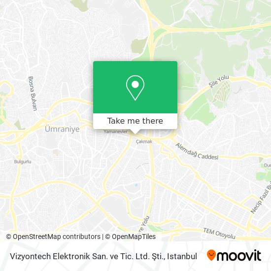 Vizyontech Elektronik San. ve Tic. Ltd. Şti. map