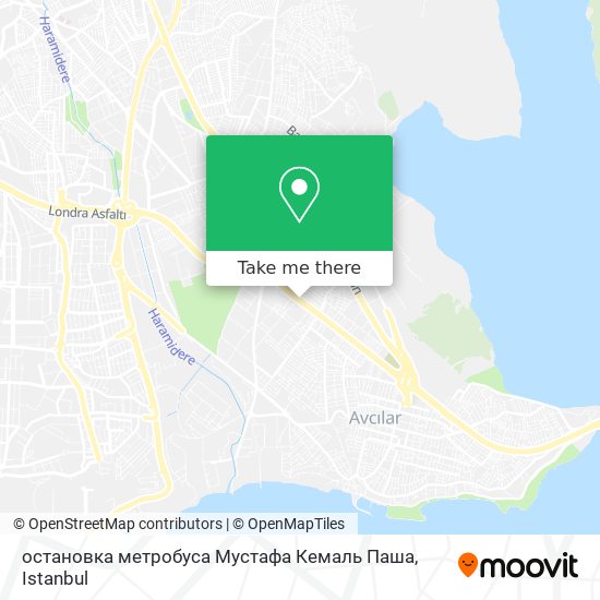 остановка метробуса Мустафа Кемаль Паша map