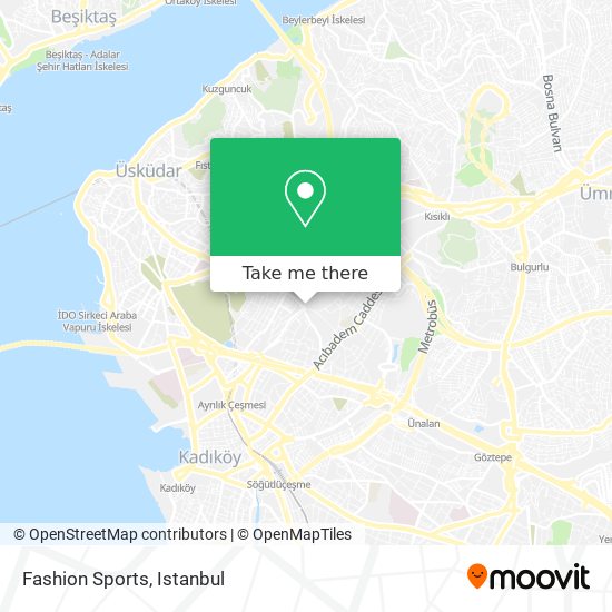 Fashion Sports map