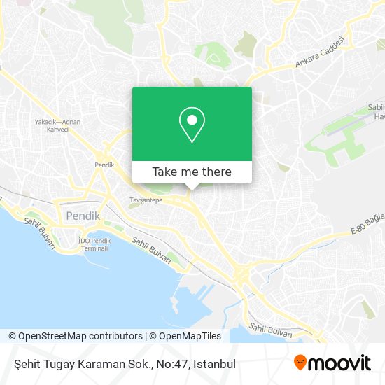 Şehit Tugay Karaman Sok., No:47 map