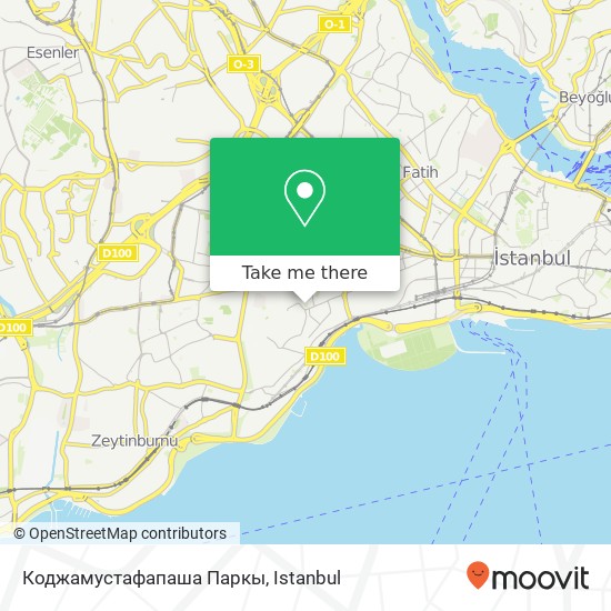 Коджамустафапаша Паркы map