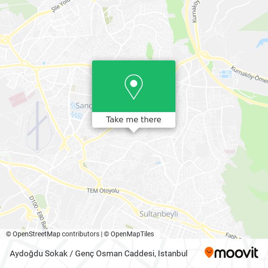 Aydoğdu Sokak / Genç Osman Caddesi map