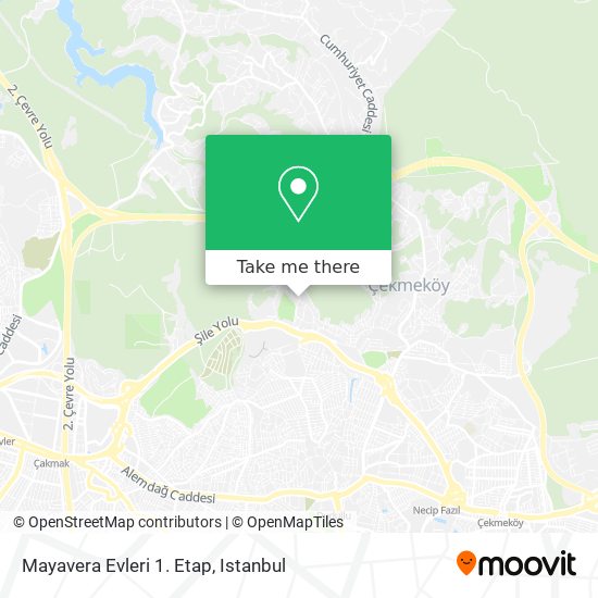 Mayavera Evleri 1. Etap map