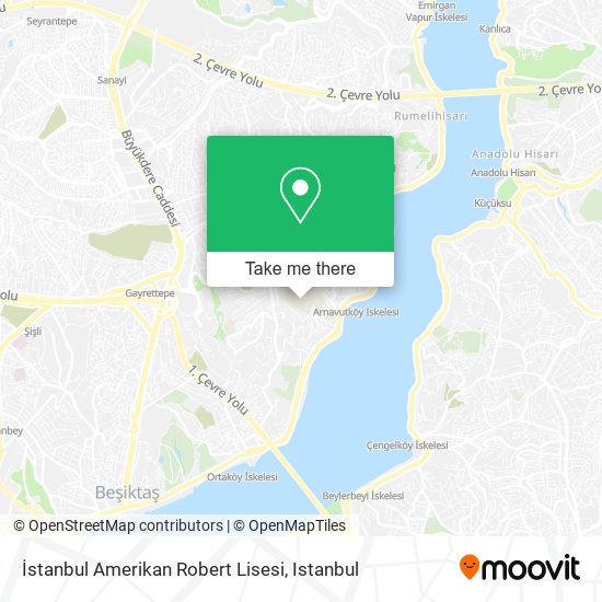 İstanbul Amerikan Robert Lisesi map