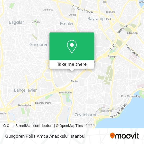 Güngören Polis Amca Anaokulu map