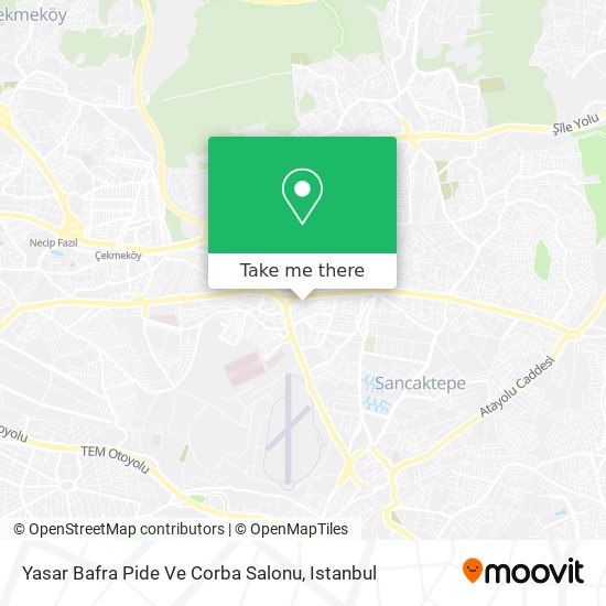 Yasar Bafra Pide Ve Corba Salonu map