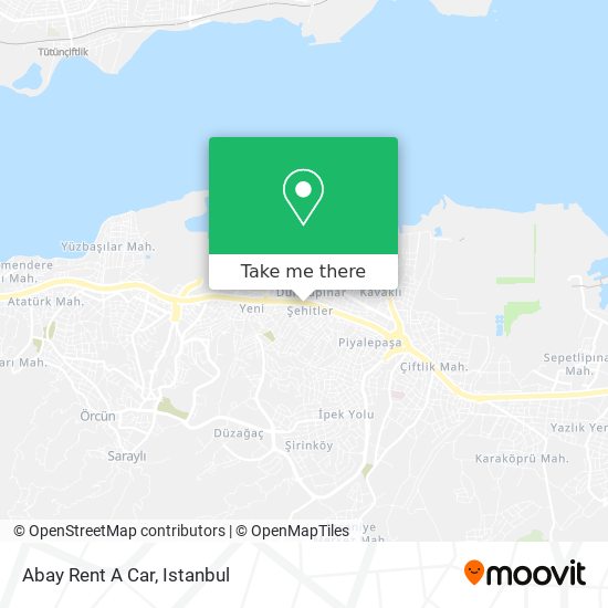 Abay Rent A Car map