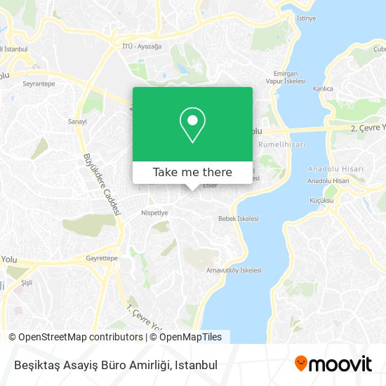 Beşiktaş Asayiş Büro Amirliği map