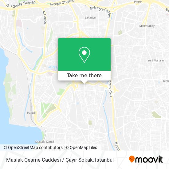 Maslak Çeşme Caddesi / Çayır Sokak map