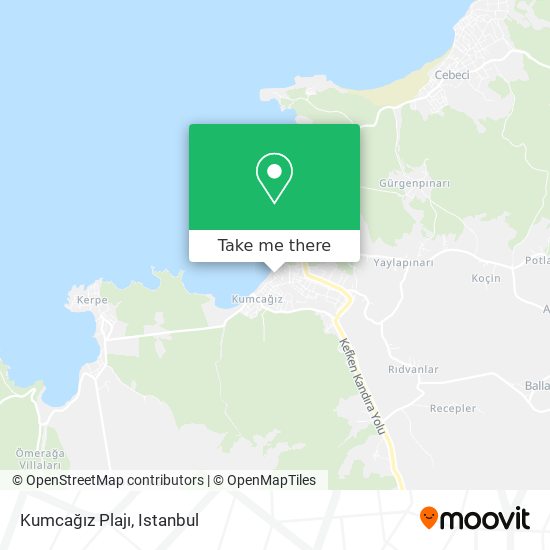 Kumcağız Plajı map