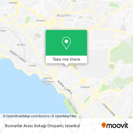 Bostanlar Arası Sokağı Otoparkı map